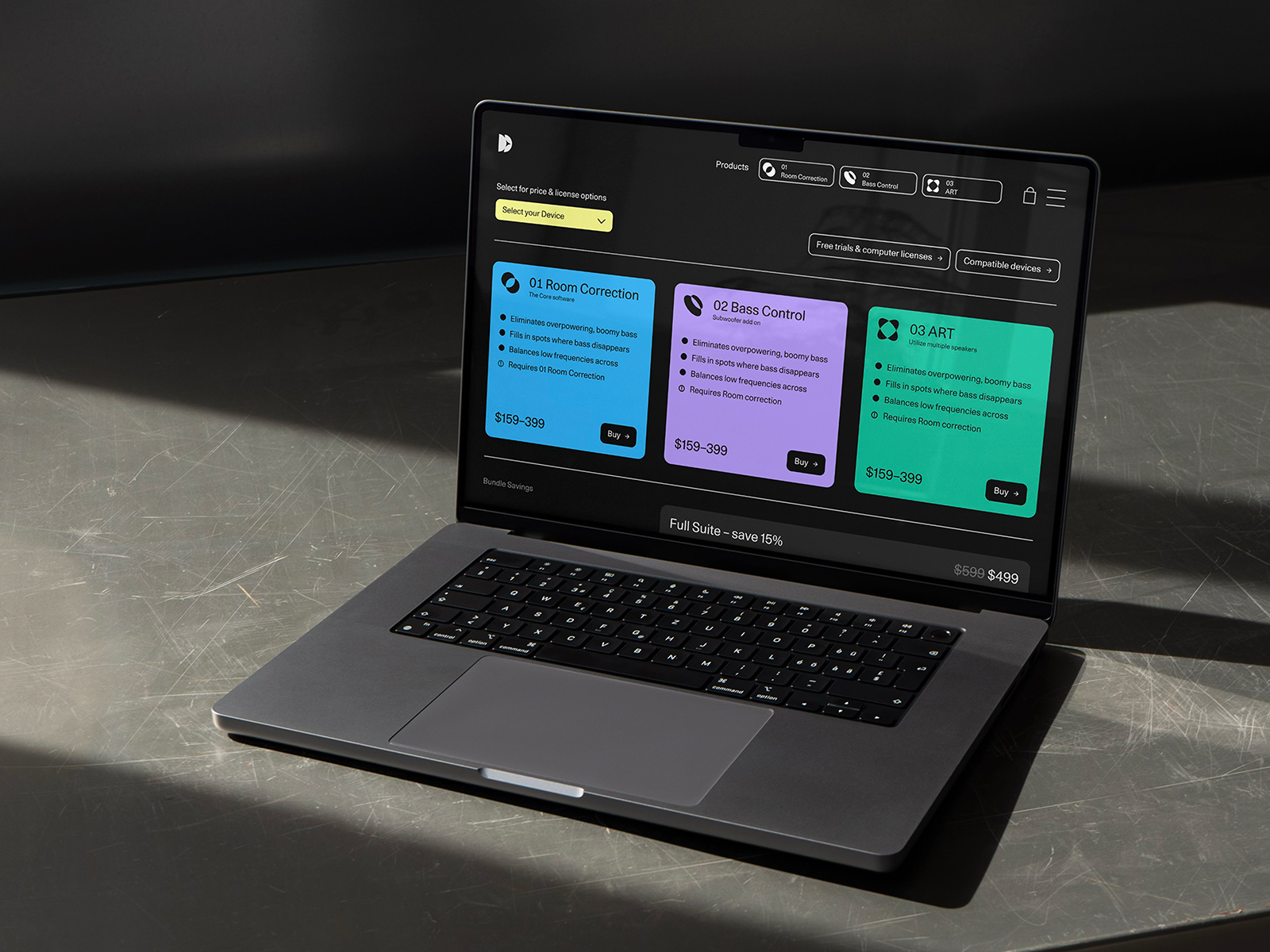 Landing page
