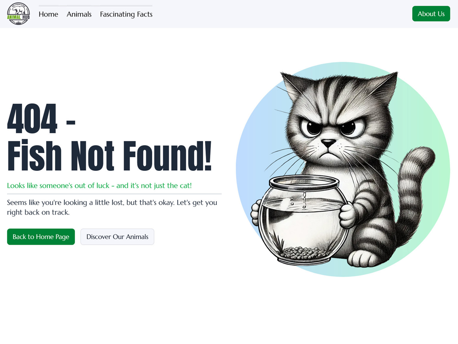 404 - Fish Not Found!