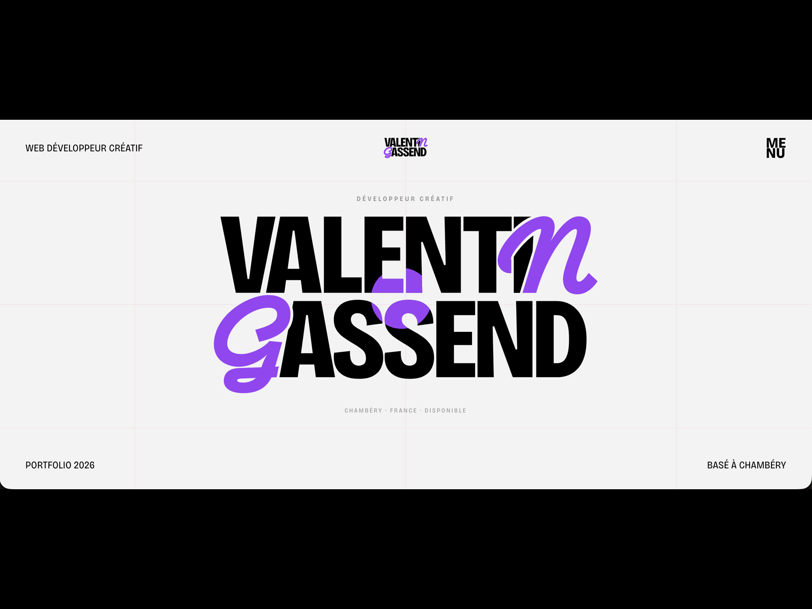 About — Valentin Gassend Portfolio