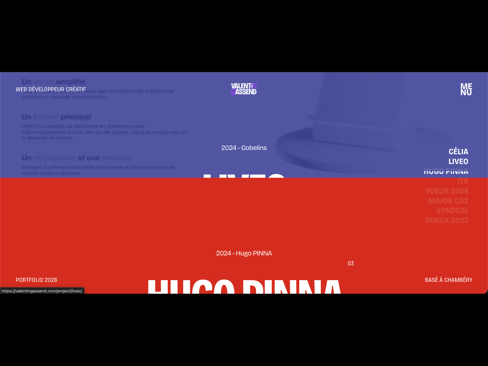 Projects — Valentin Gassend Portfolio