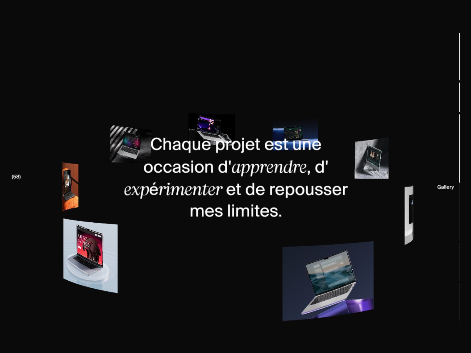 Scroll animated transition