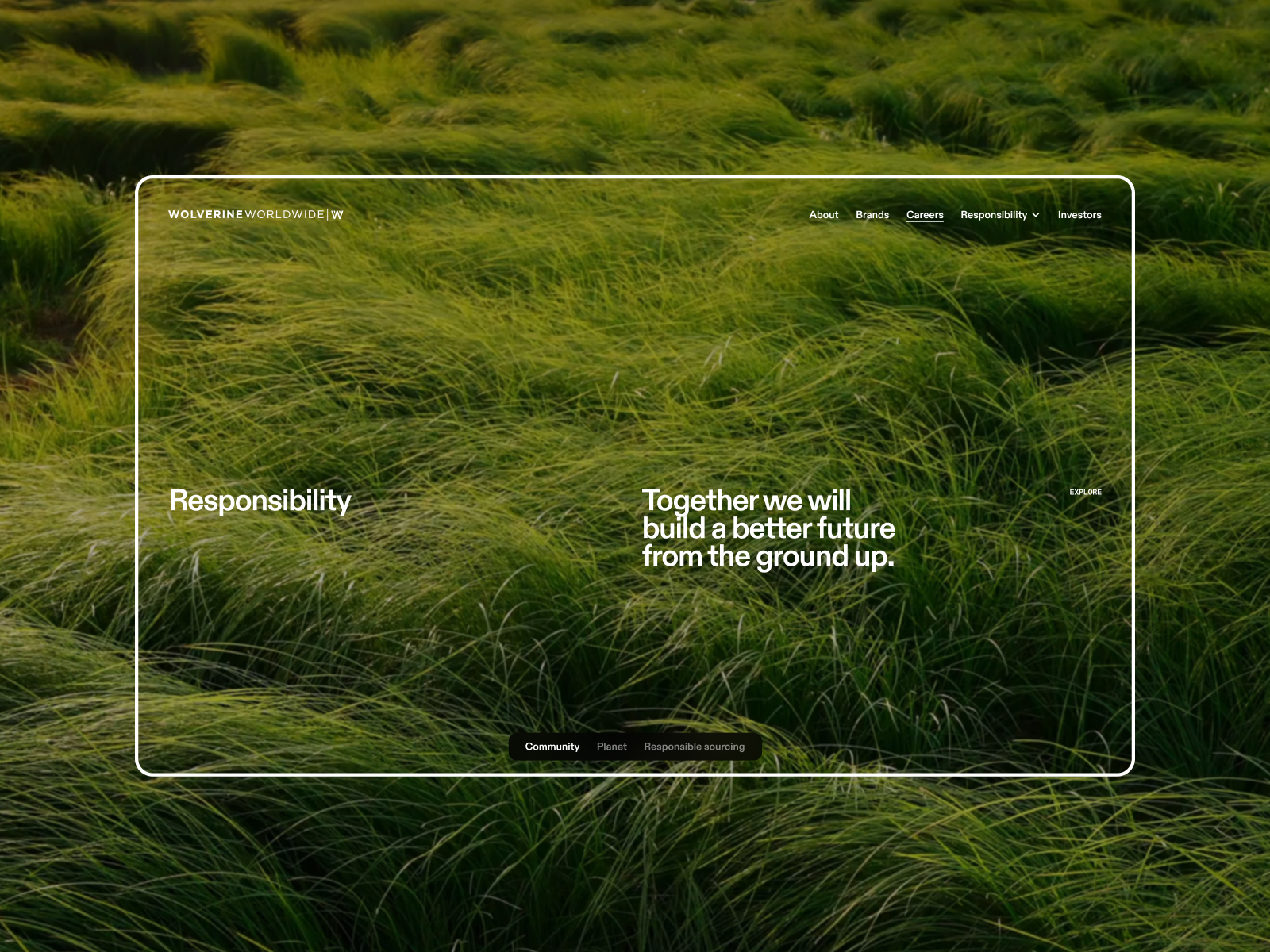 Video Background Header