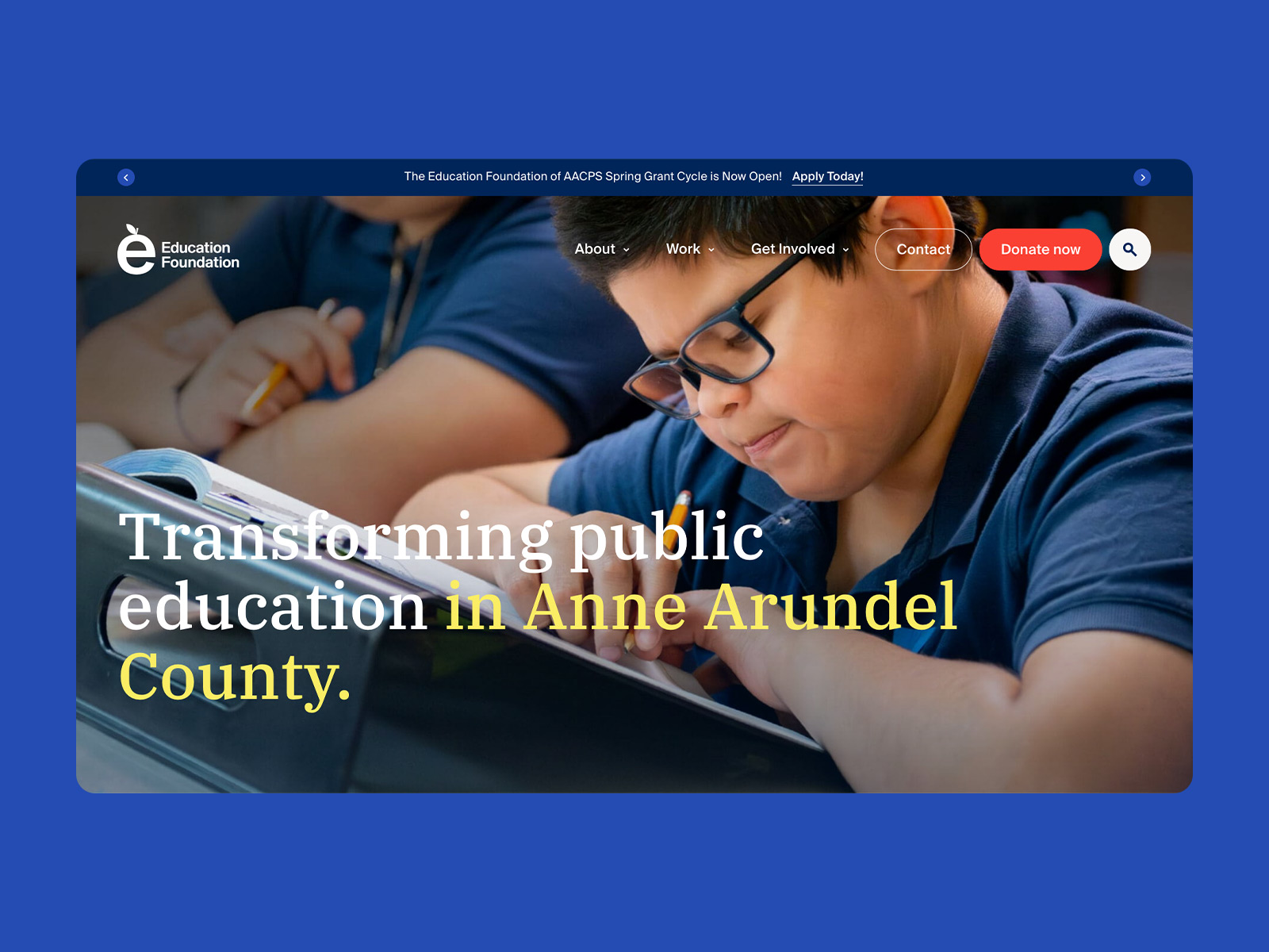 Education Foundation About Page