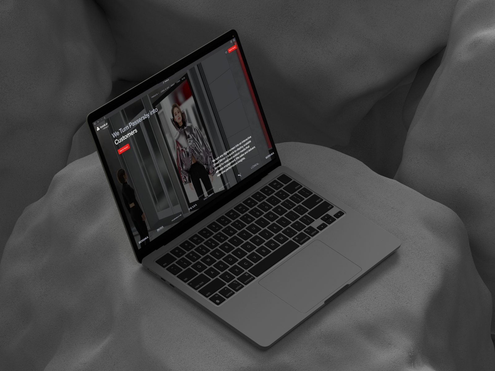 Hero image mockup