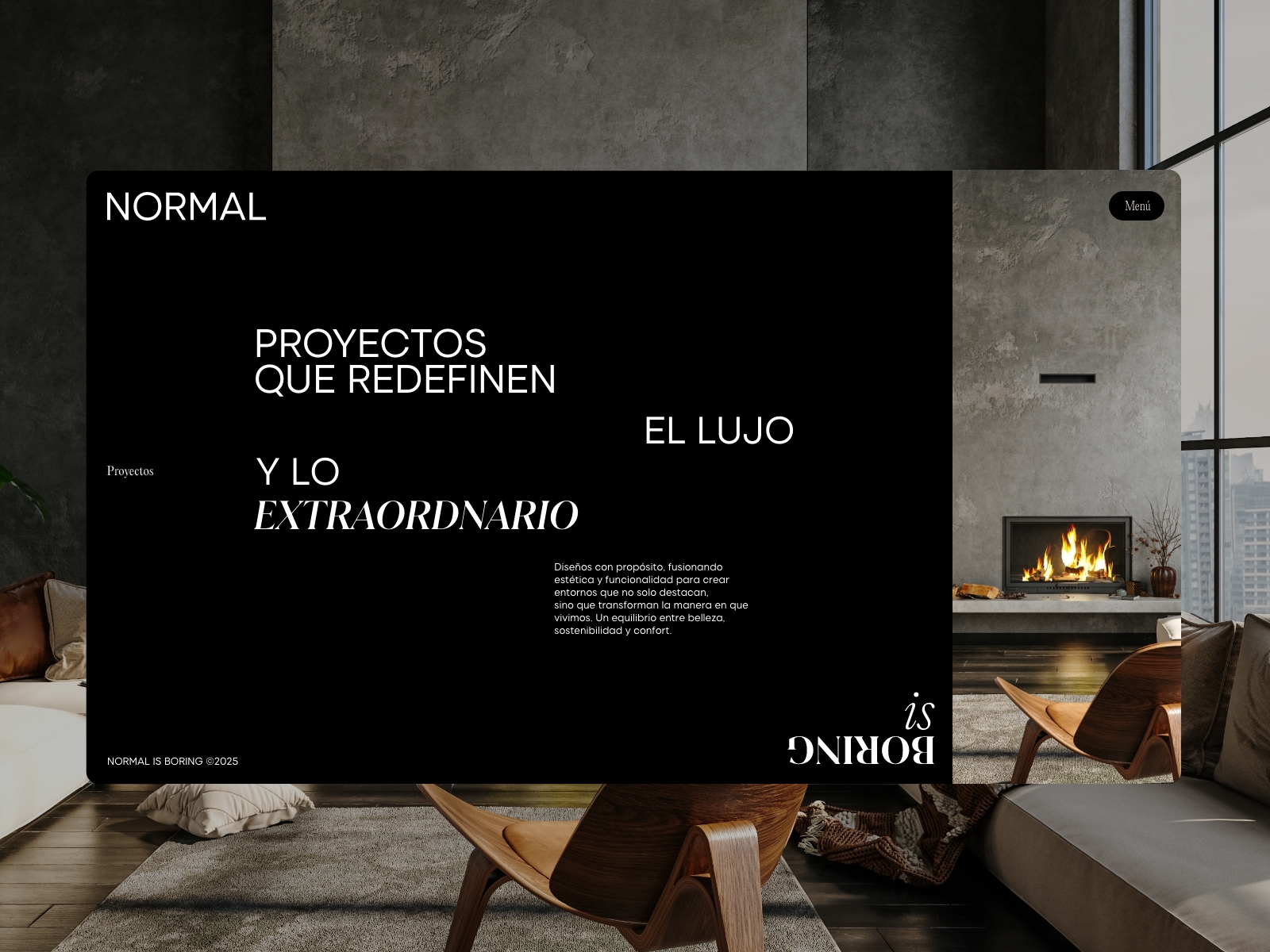 Projects page