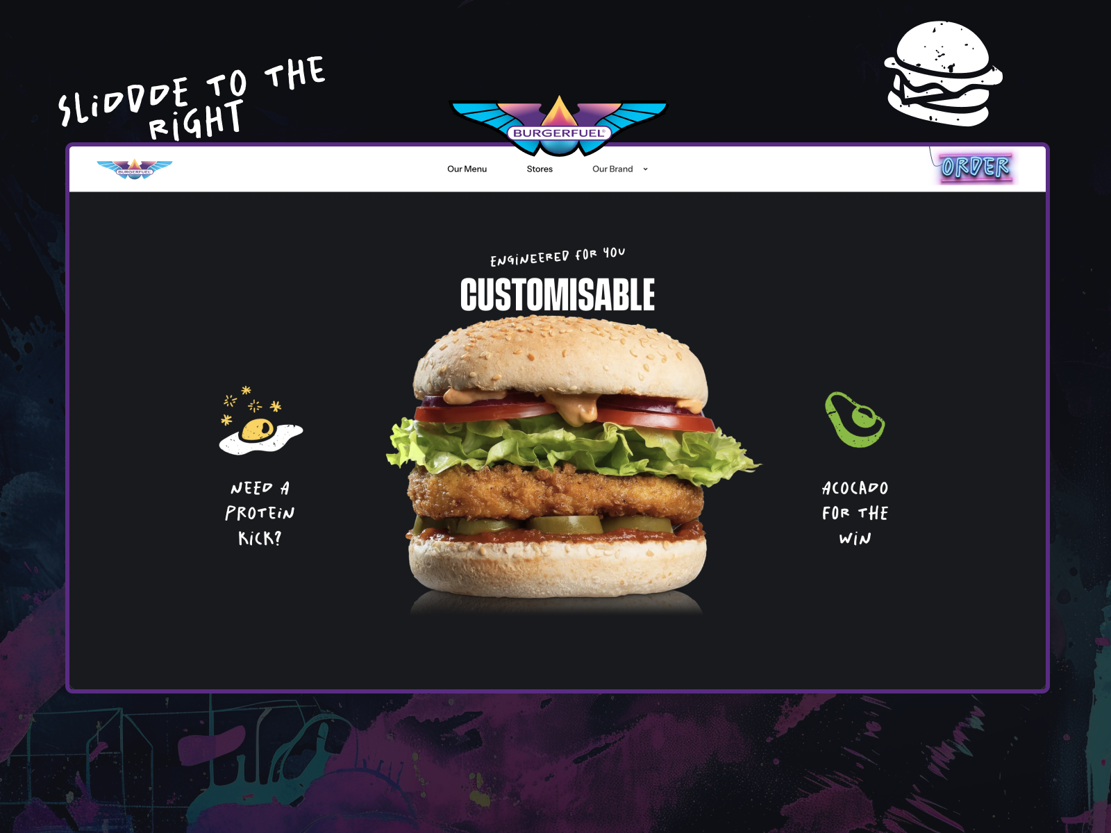 Customise your Burger (Slider)