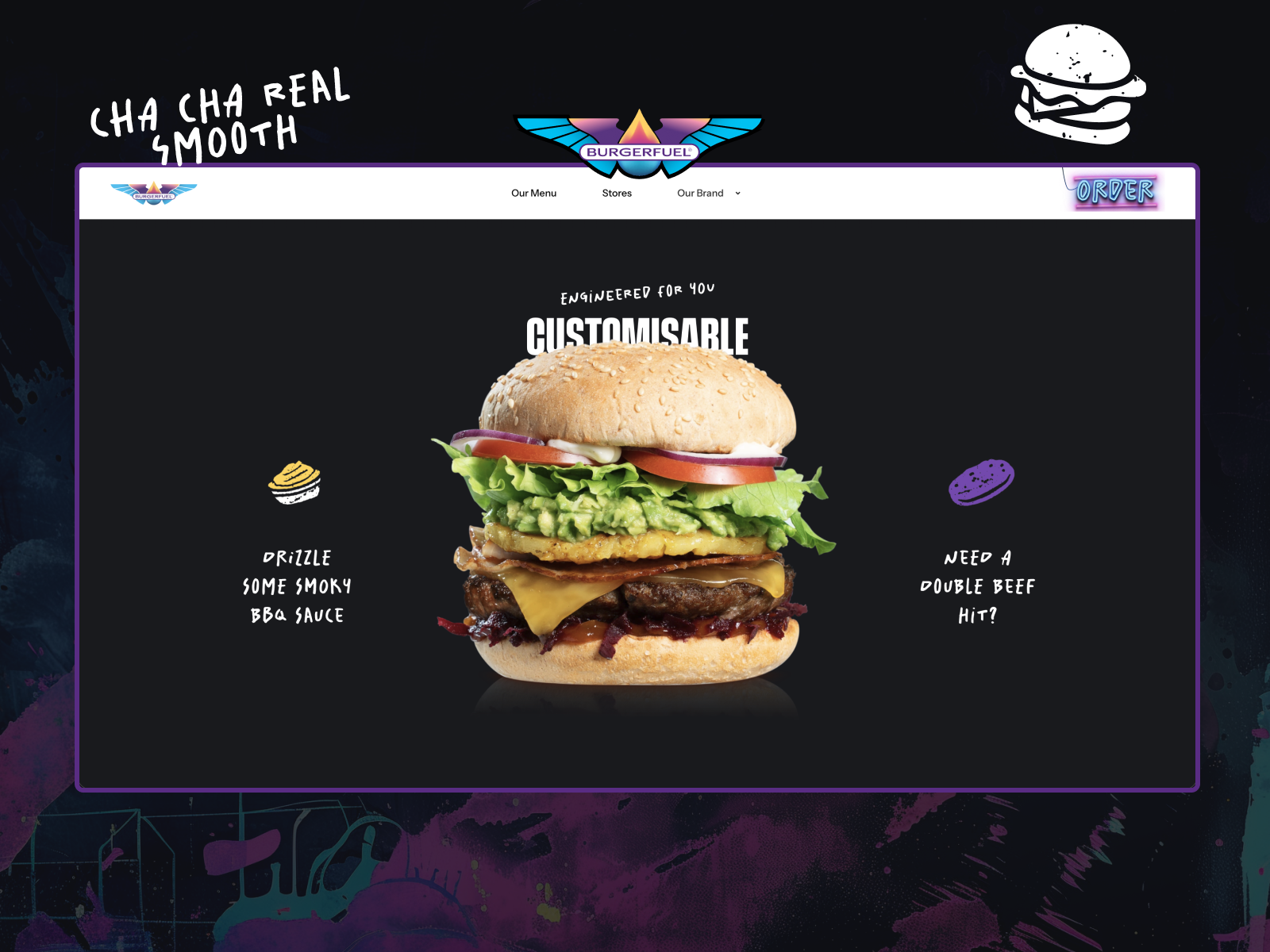 Customise your Burger (Slider)