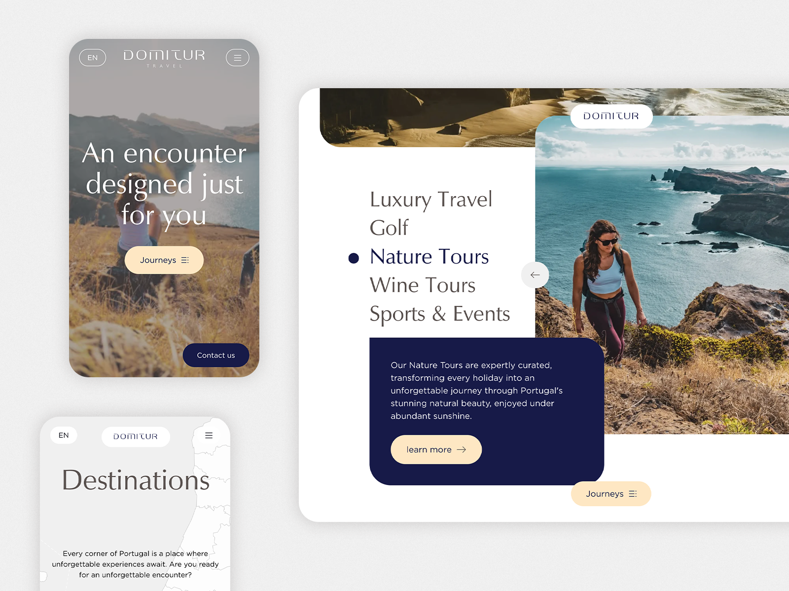 Homepage layout