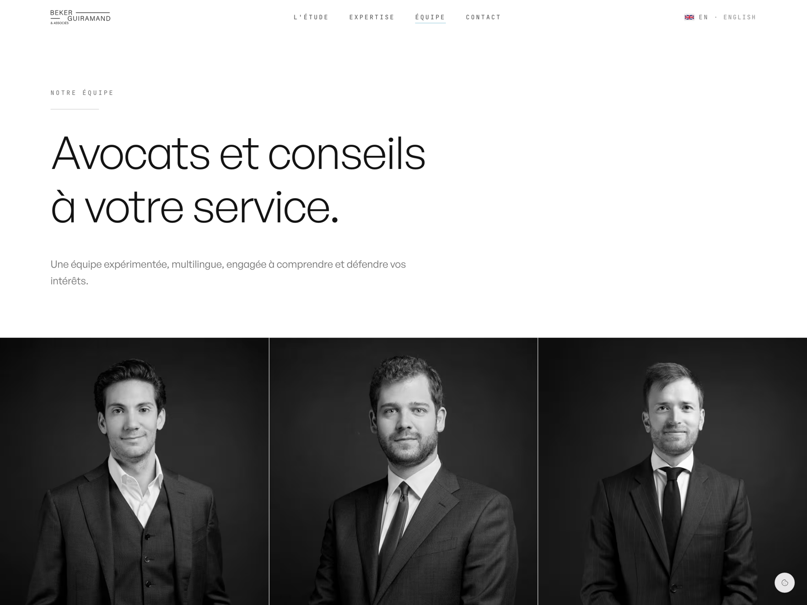 Lawyer gallery in black and white, treated...