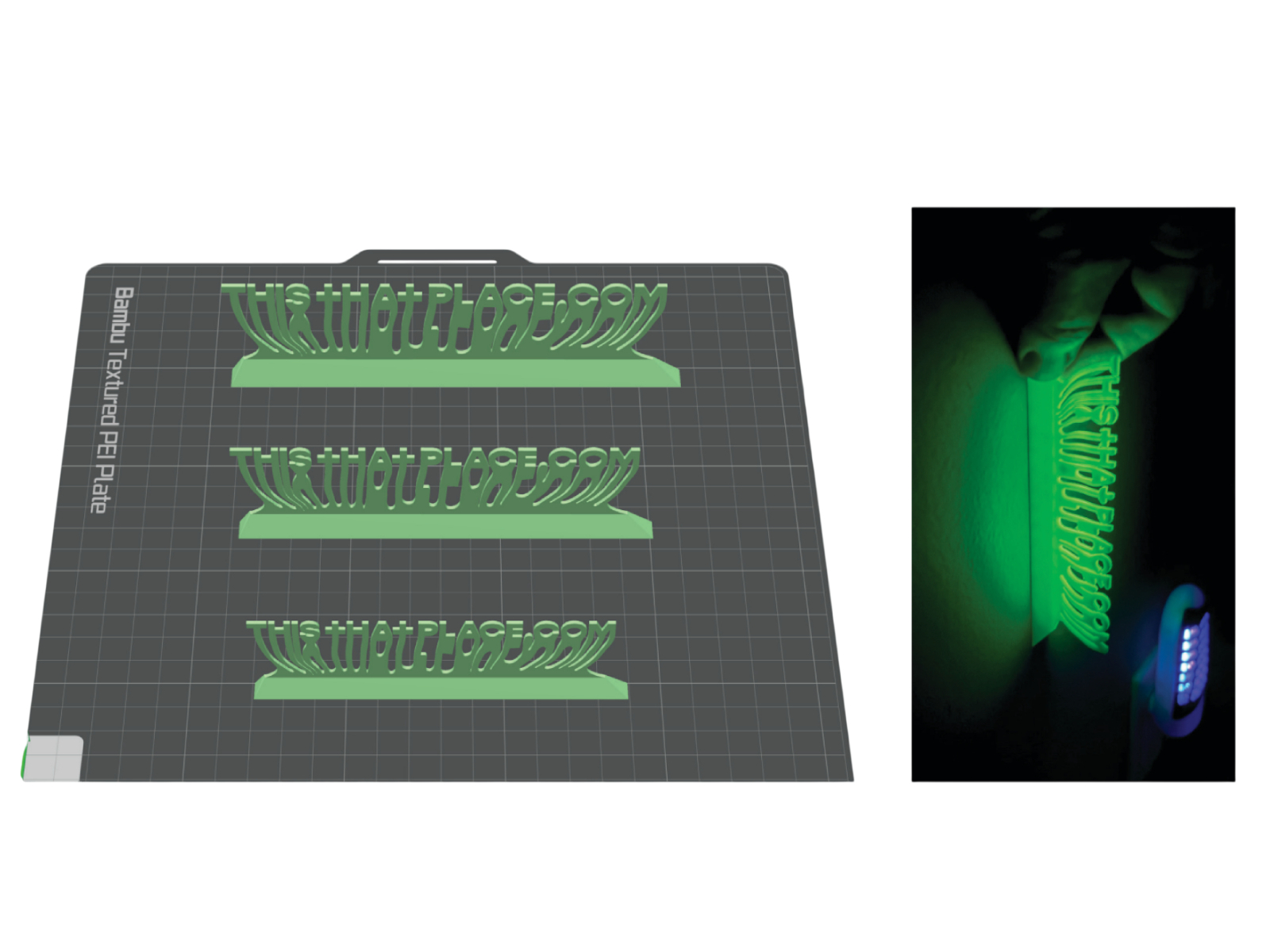 ThisThatPlace.com Stickers & Outdoor 3D-Printed Objects