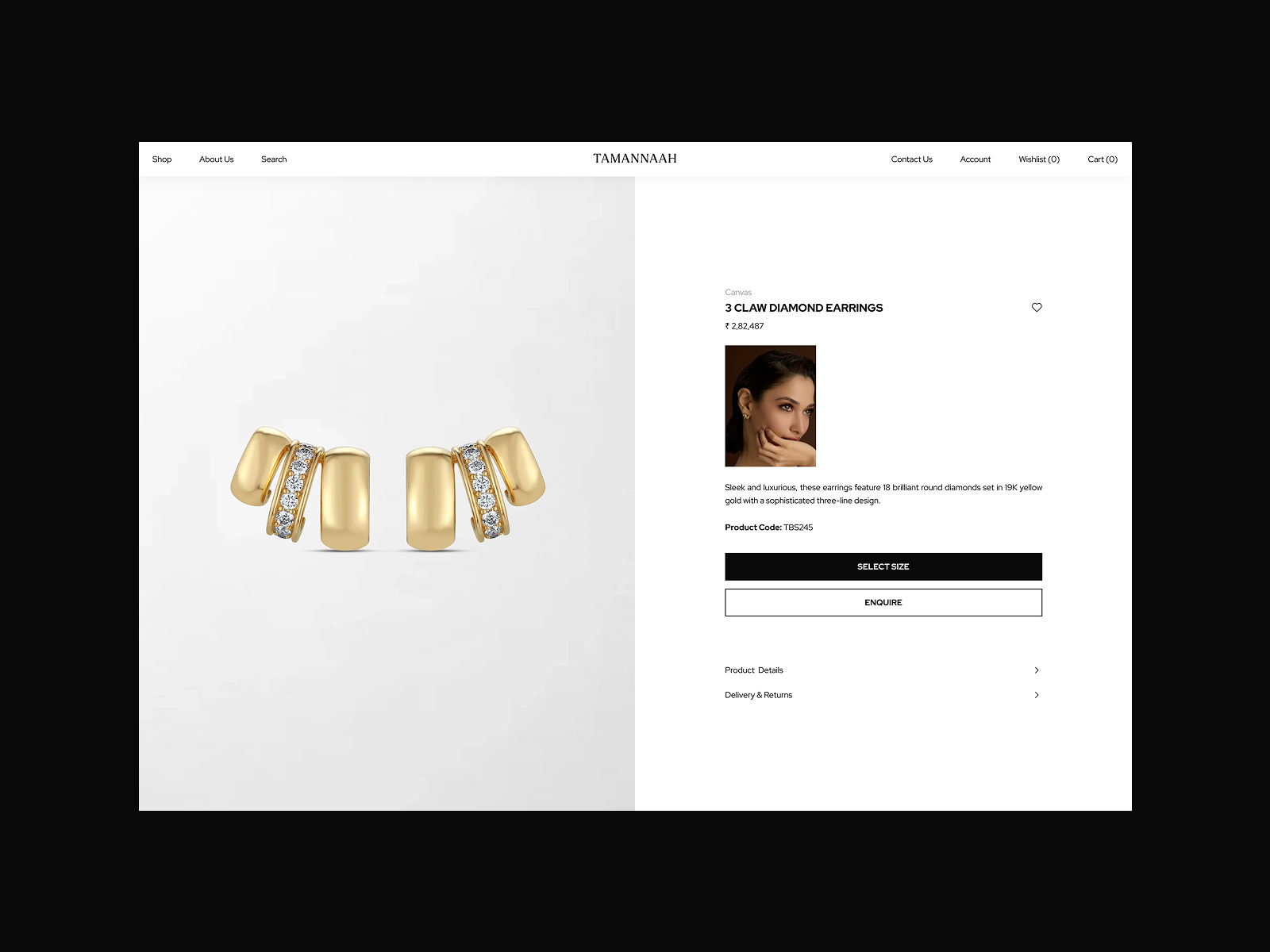 Product Description Page - PDP