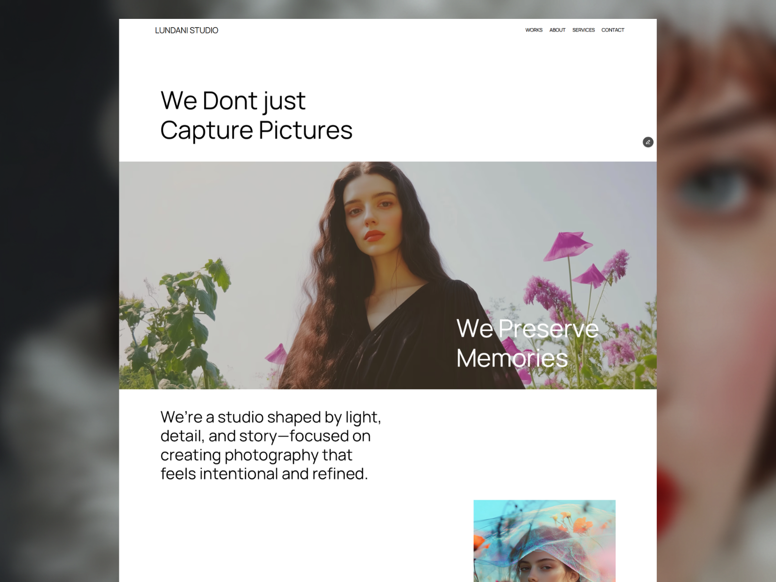 About Us (Photography Website Template)