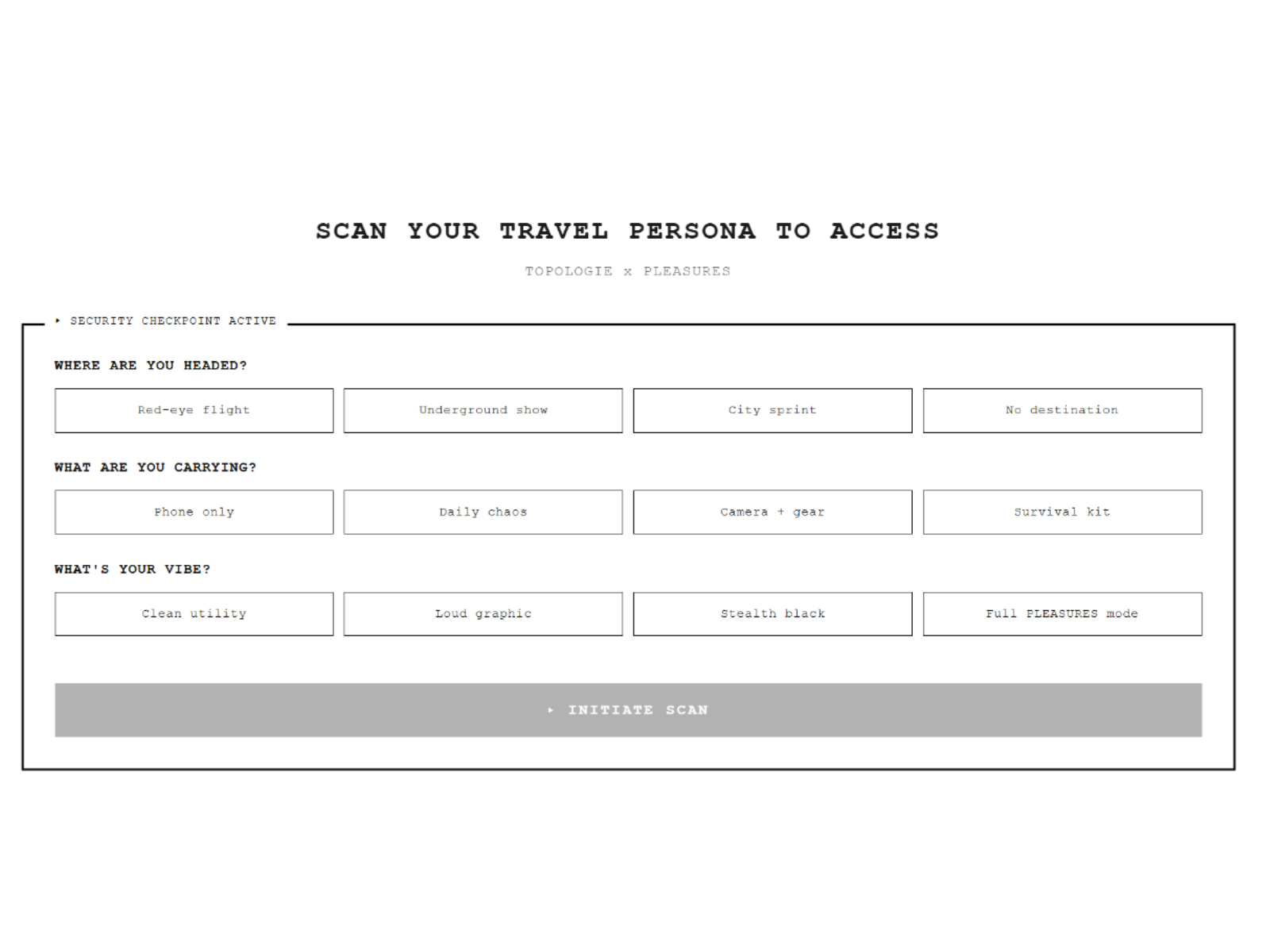 ThisThatPlace.com x Pleasures Custom Collection Page with Custom Interactive Form