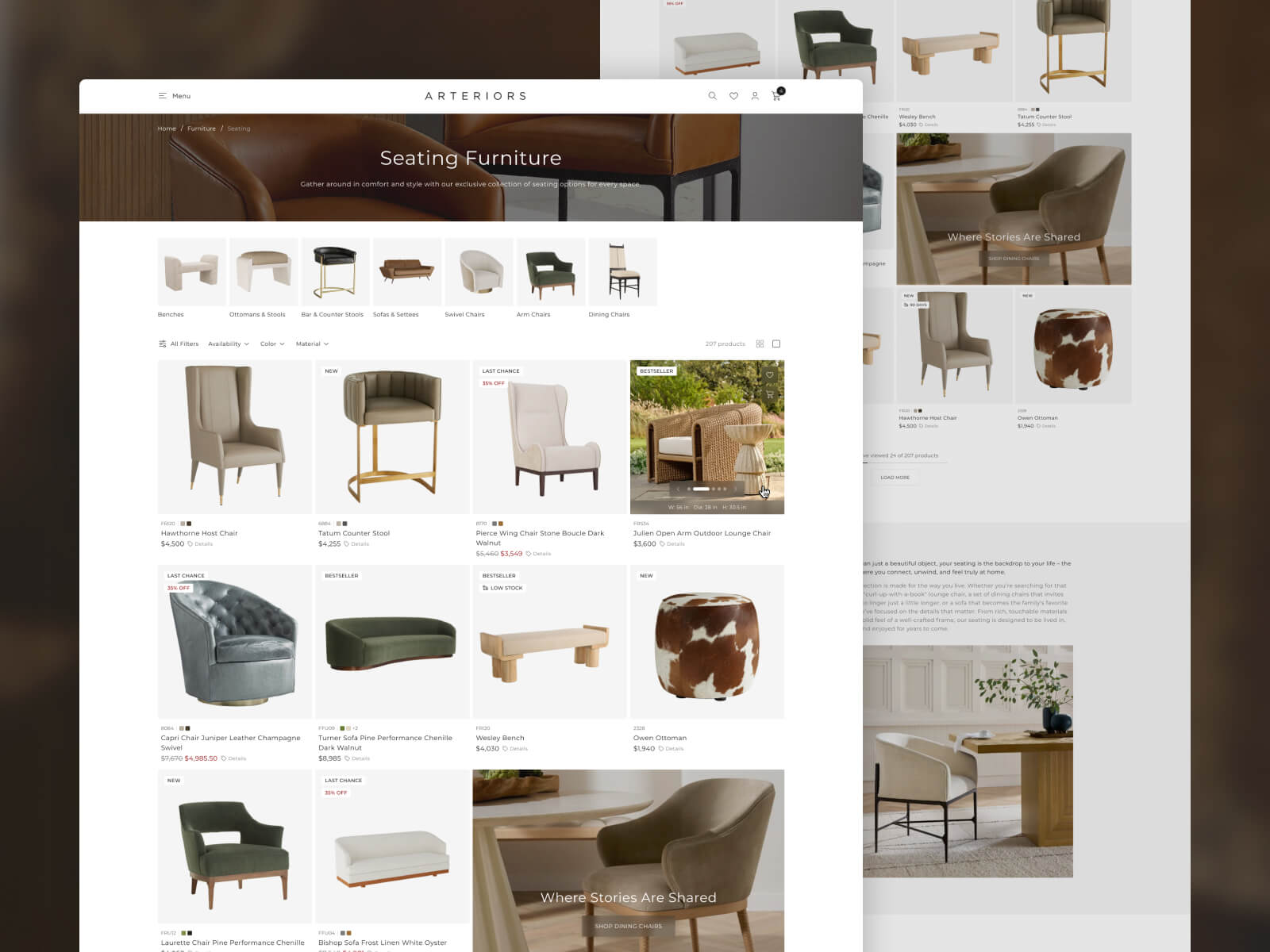Product Listing Page