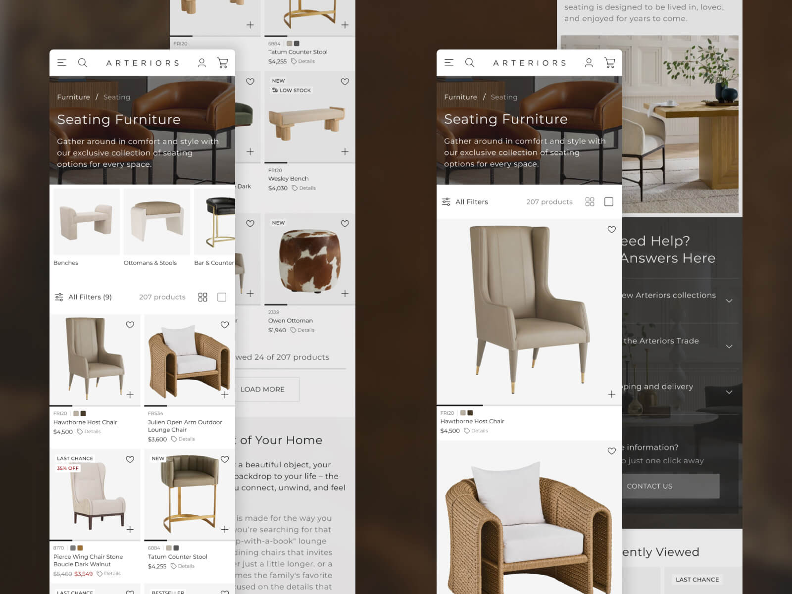 Product Listing Page