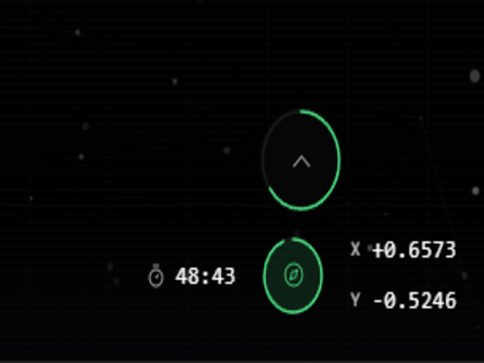 Session HUD — Timer, Exploration Compass,...