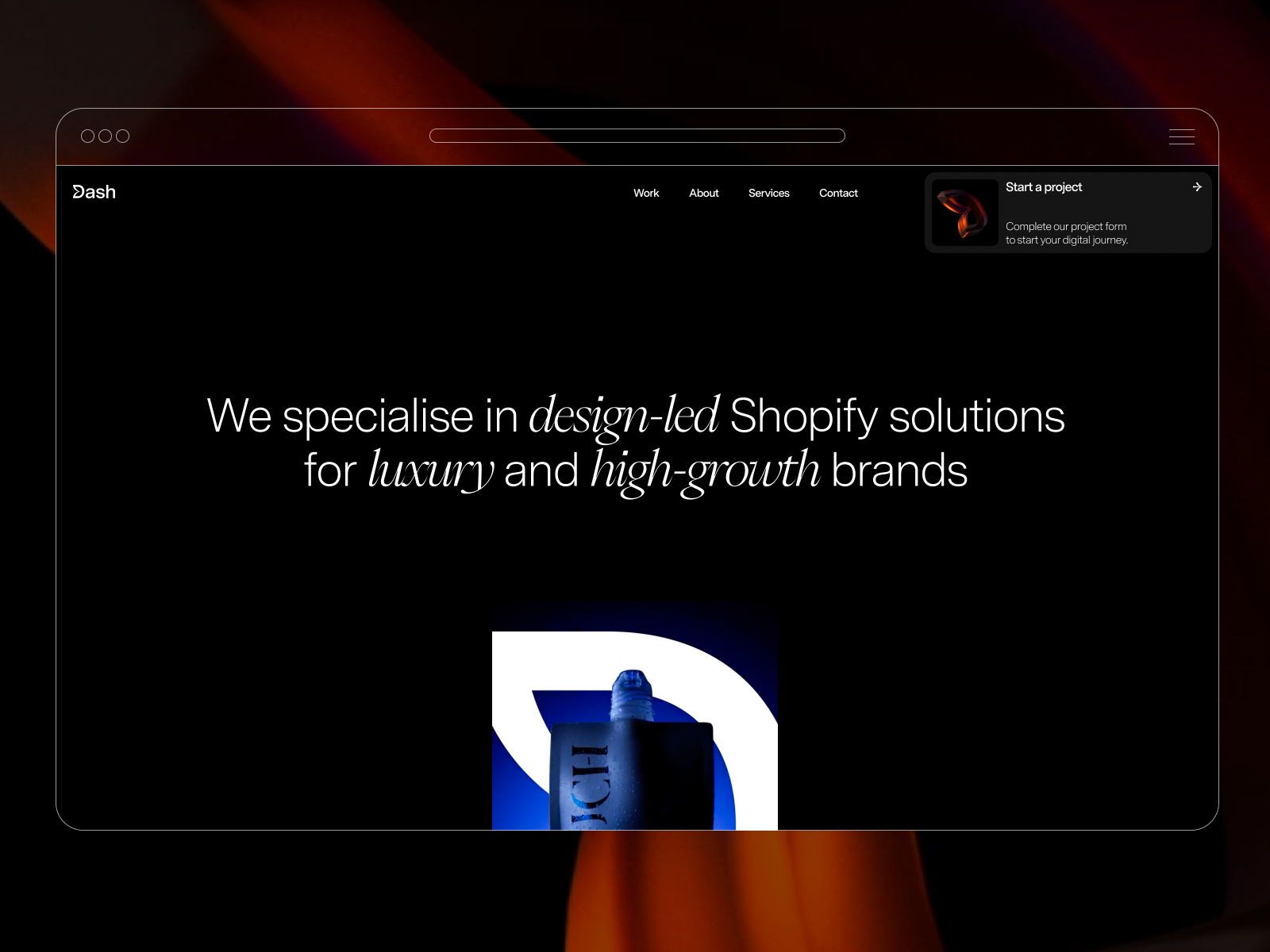 Service Page Scrolling Animation