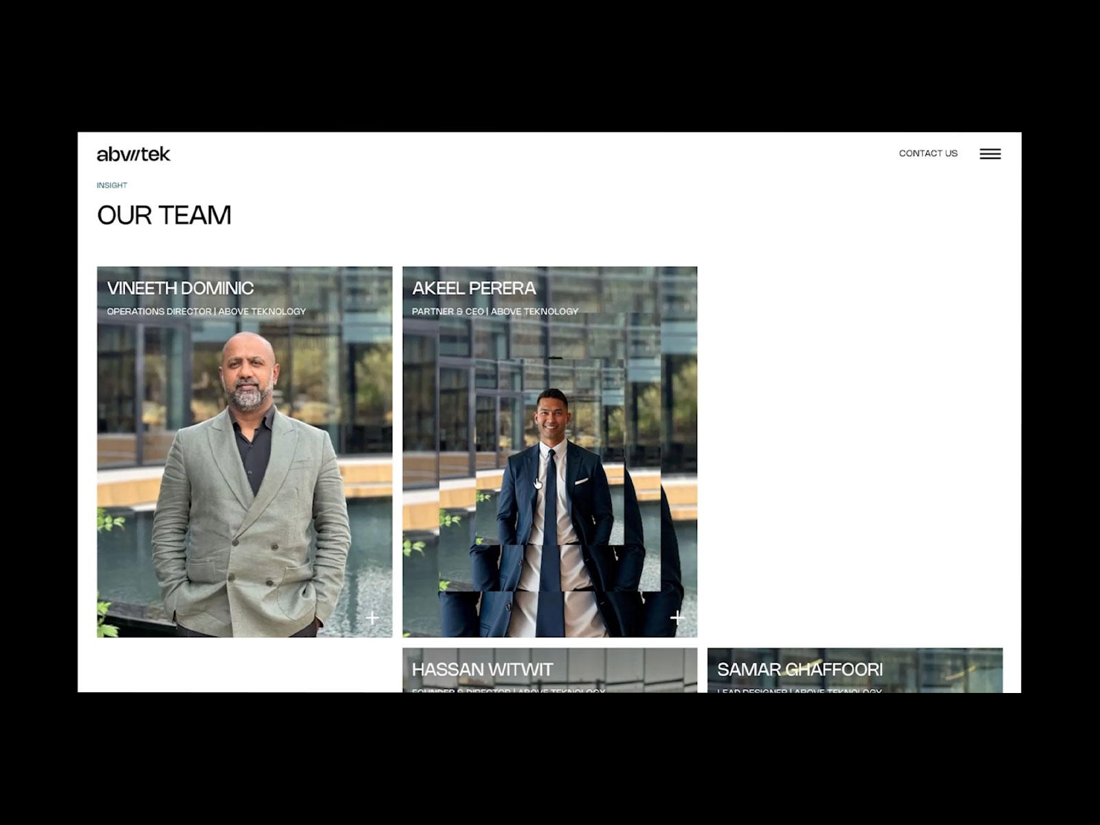 Layered Team Portraits