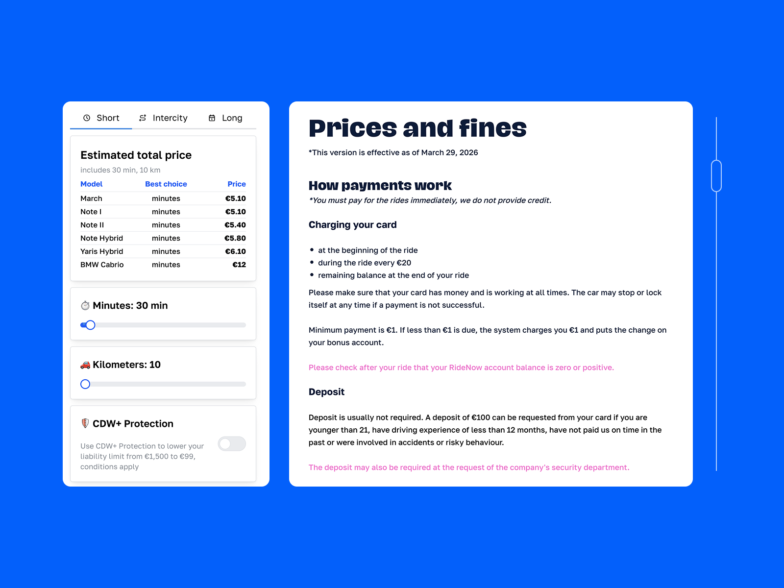 Price Examples and Calculator