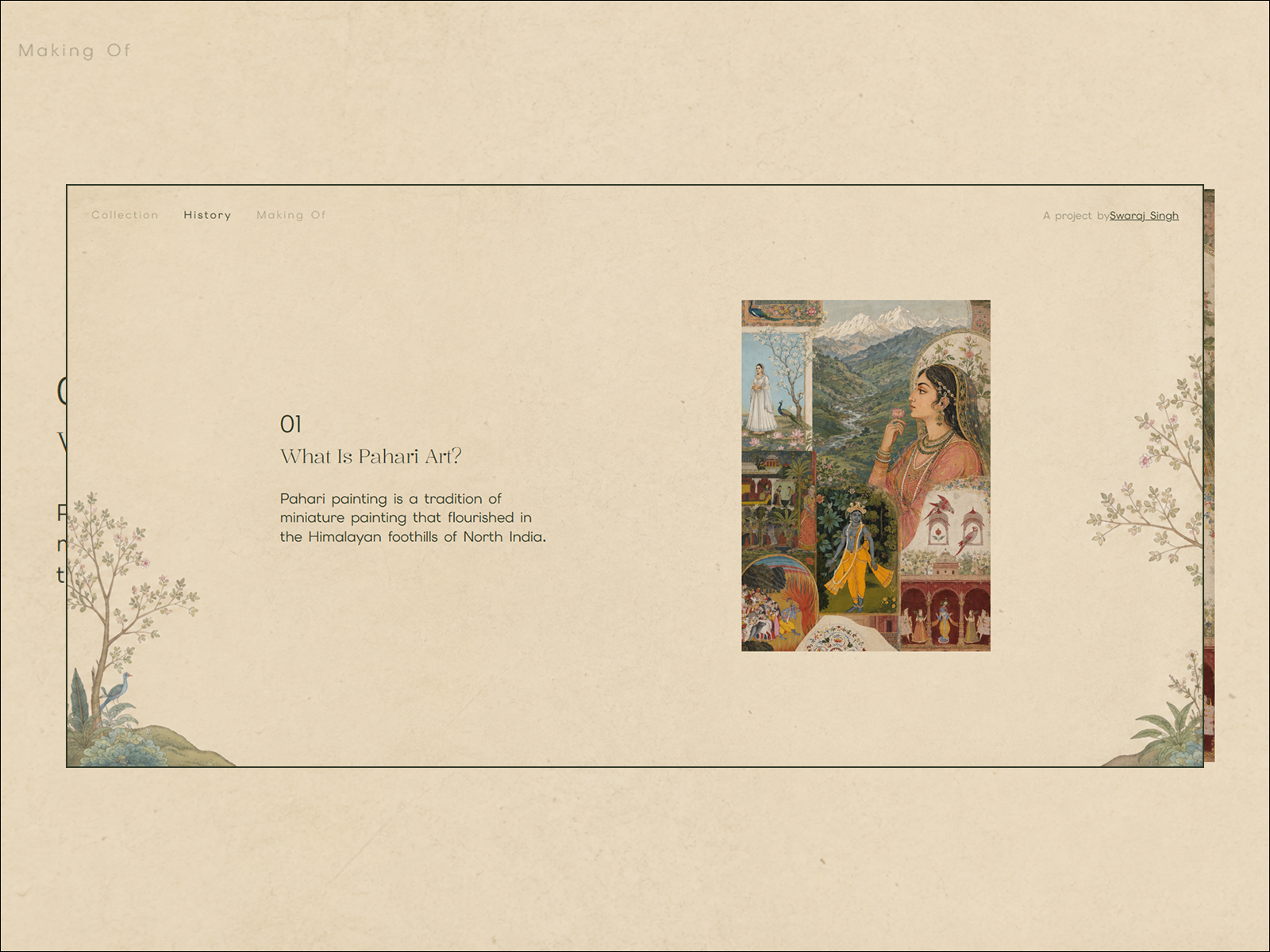 History and About Pahari Art