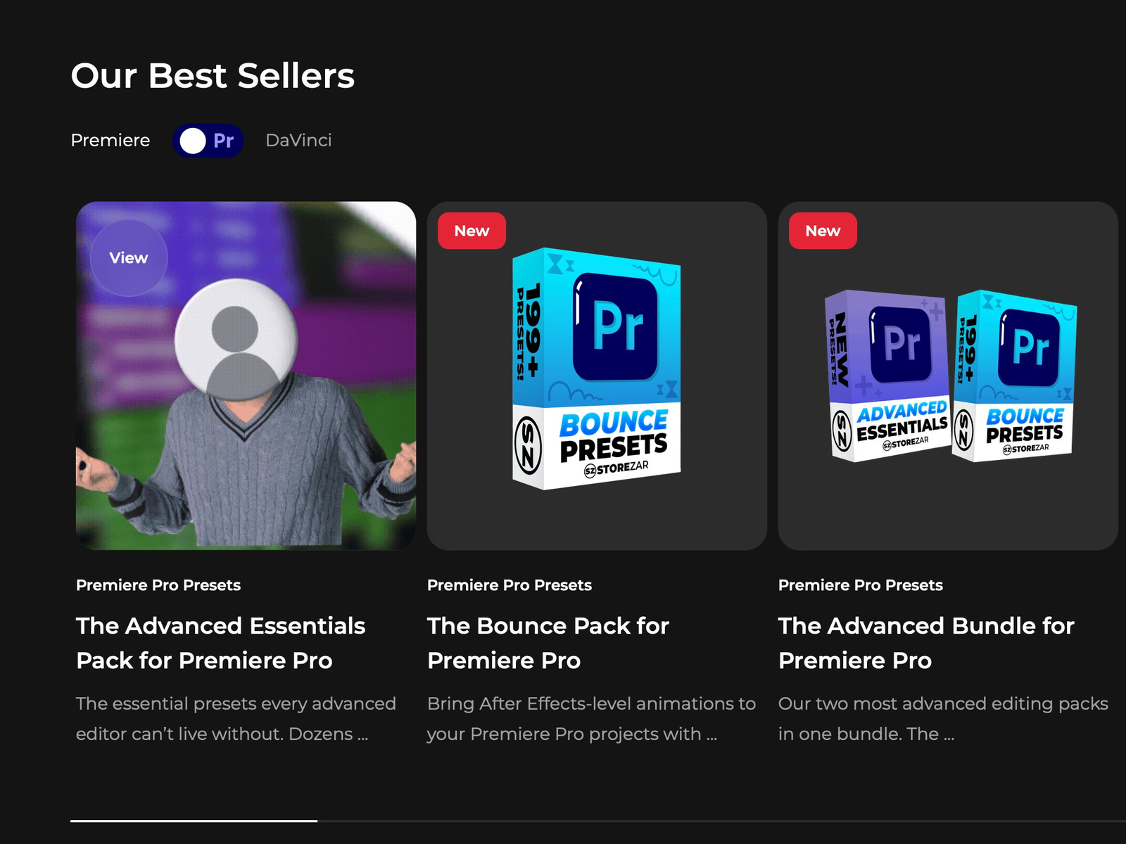 Product Preview Video on Hover