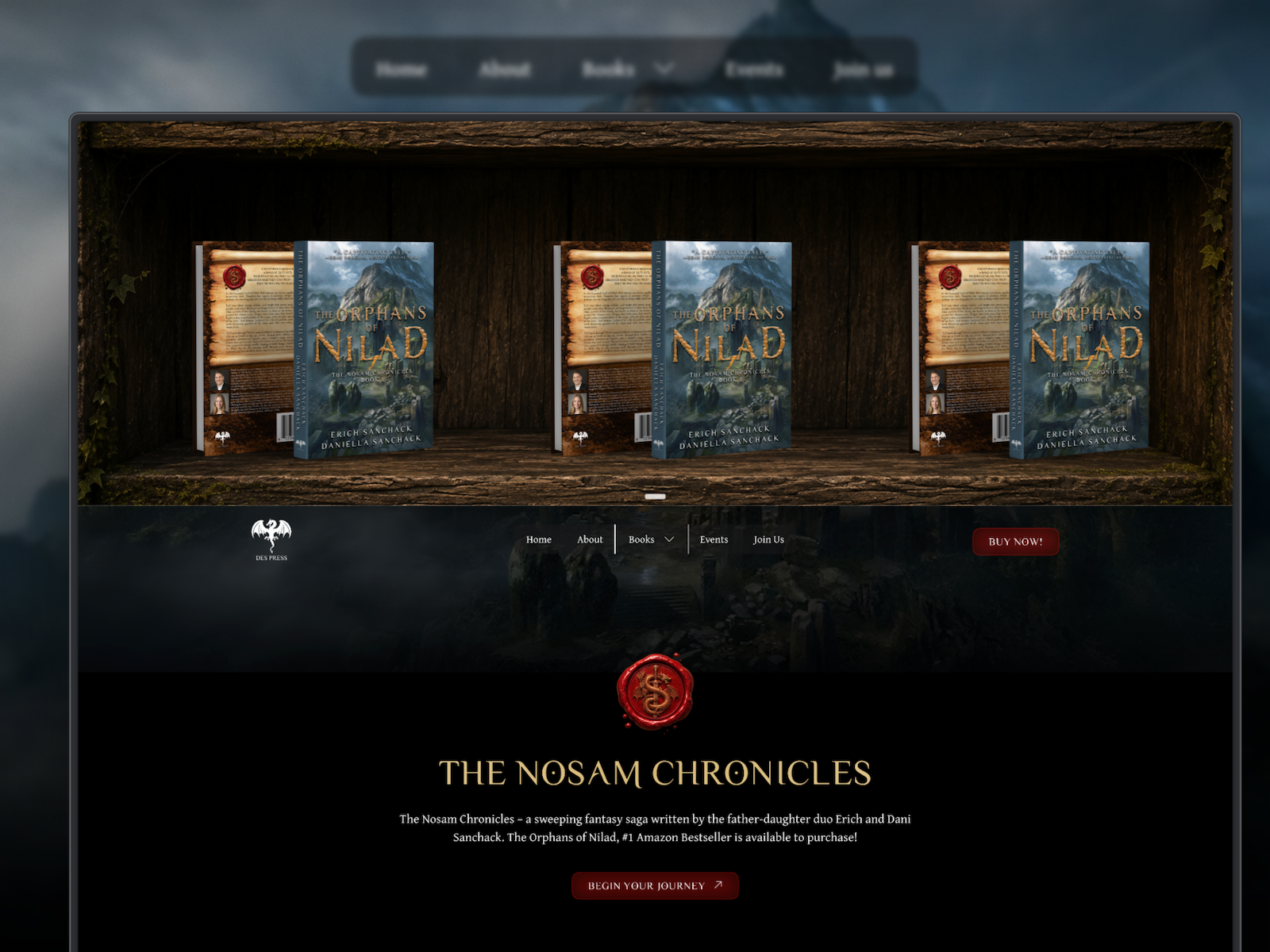 The Nosam Chronicles - Bookshelf