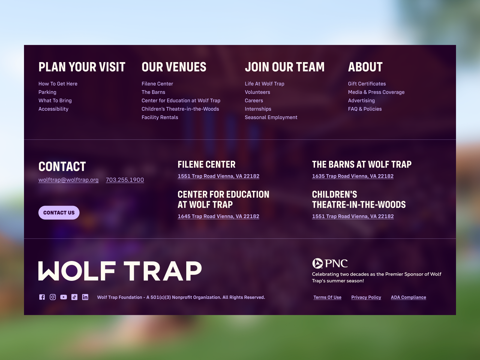 Multi-Column Footer with Newsletter Signup...