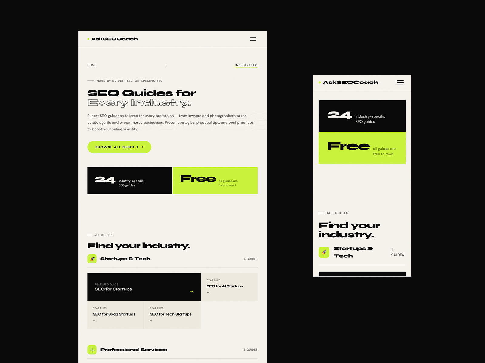 Industry SEO Resource Hub