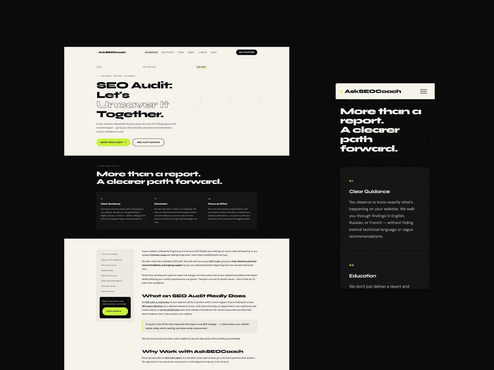 SEO Service Page - AskSEOCoach