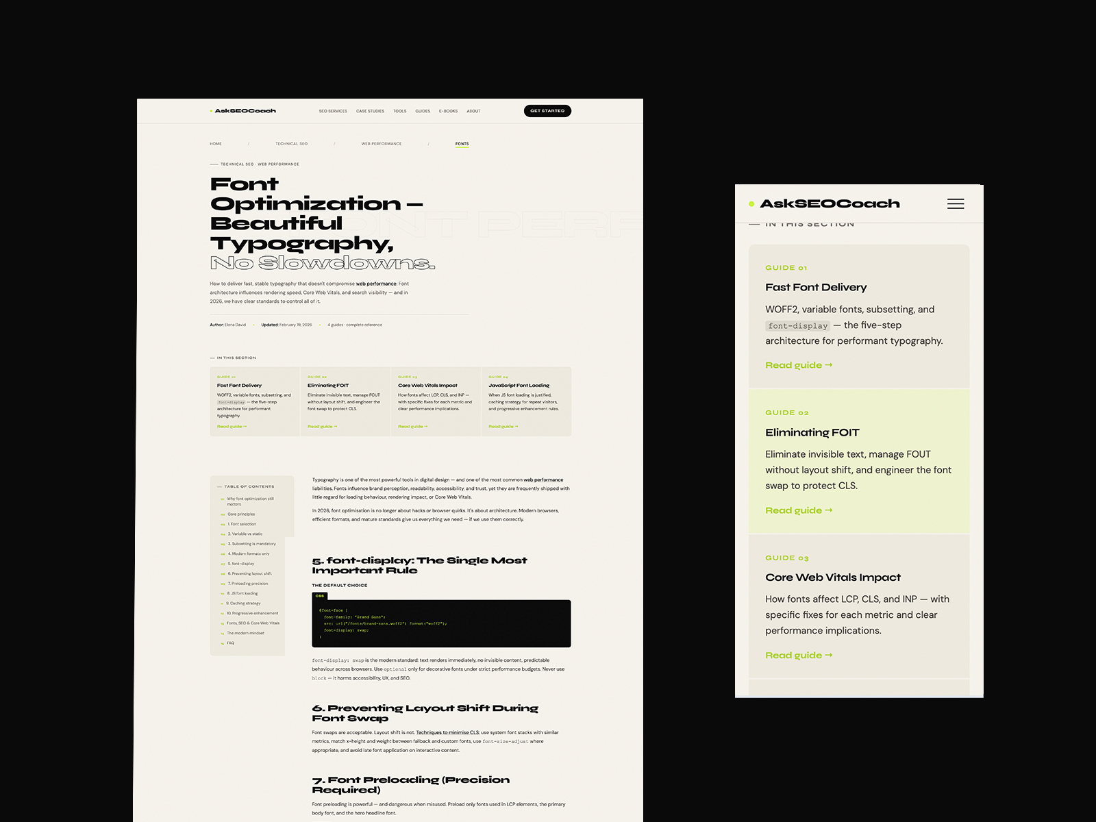 Web Fonts Resource Hub