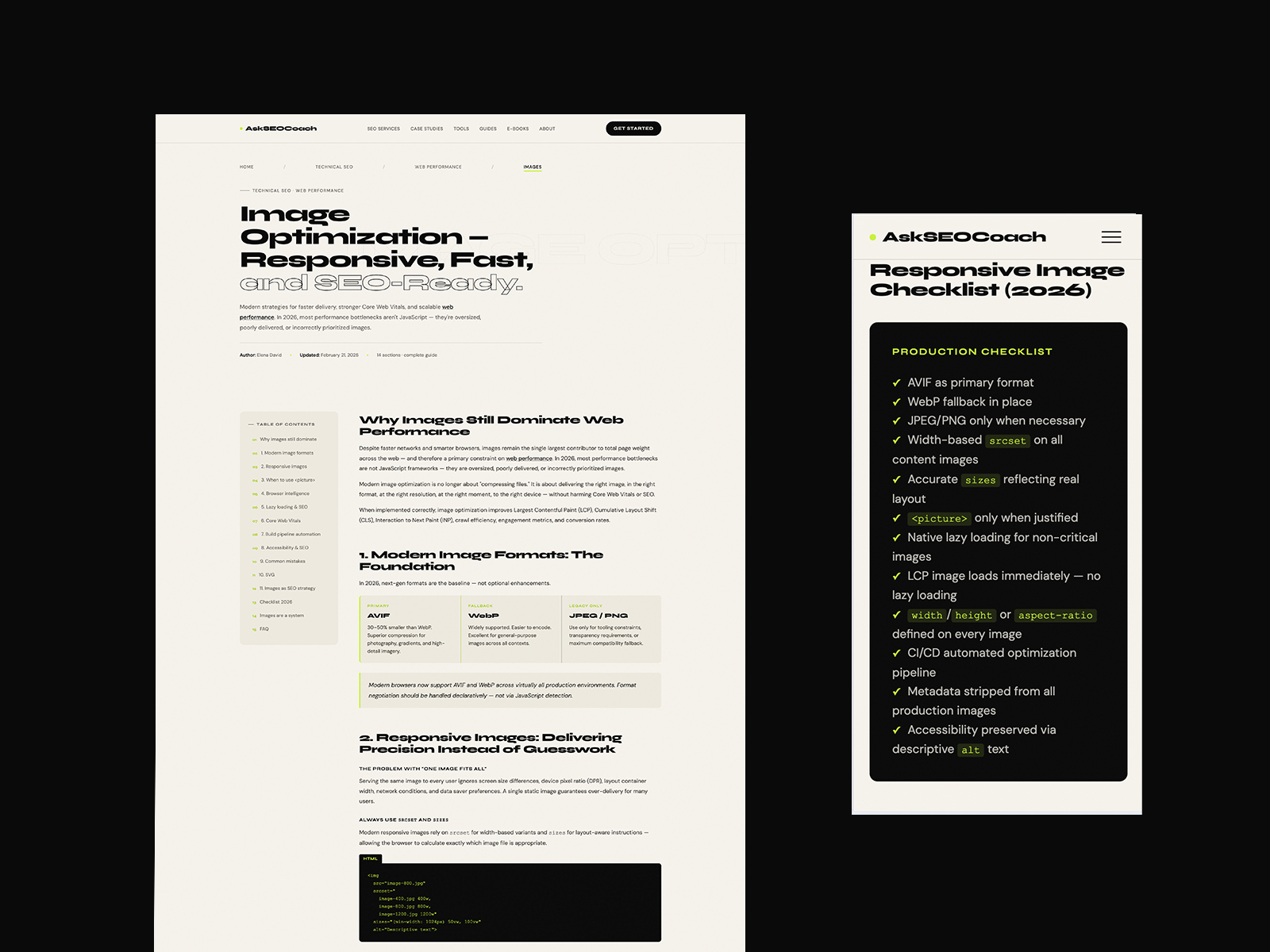 Image Optimization Hub