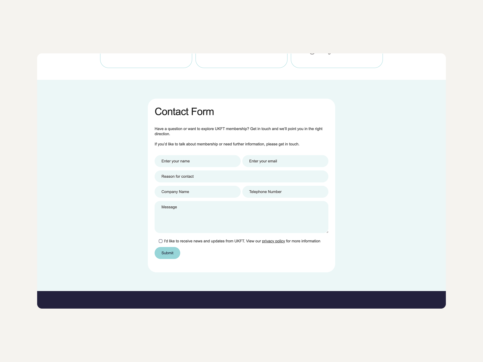 UKFT Contact Us