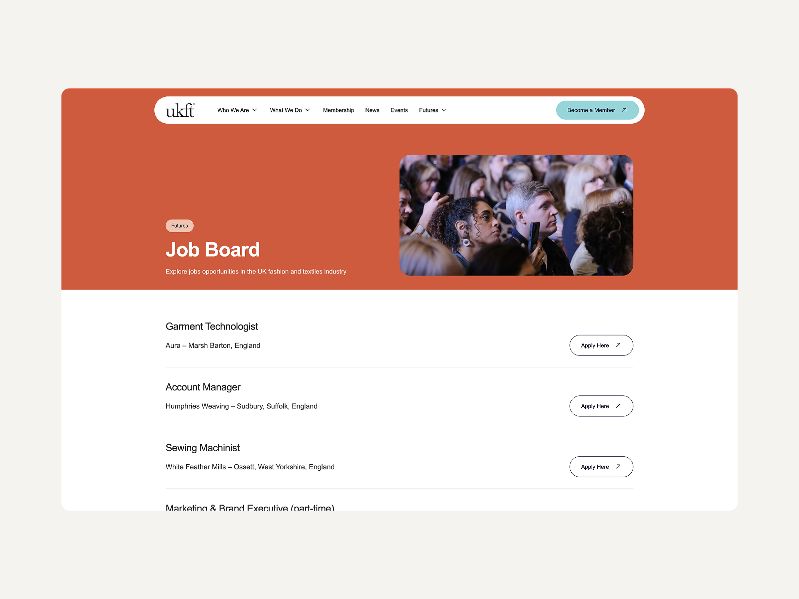 UKFT Futures Job Board