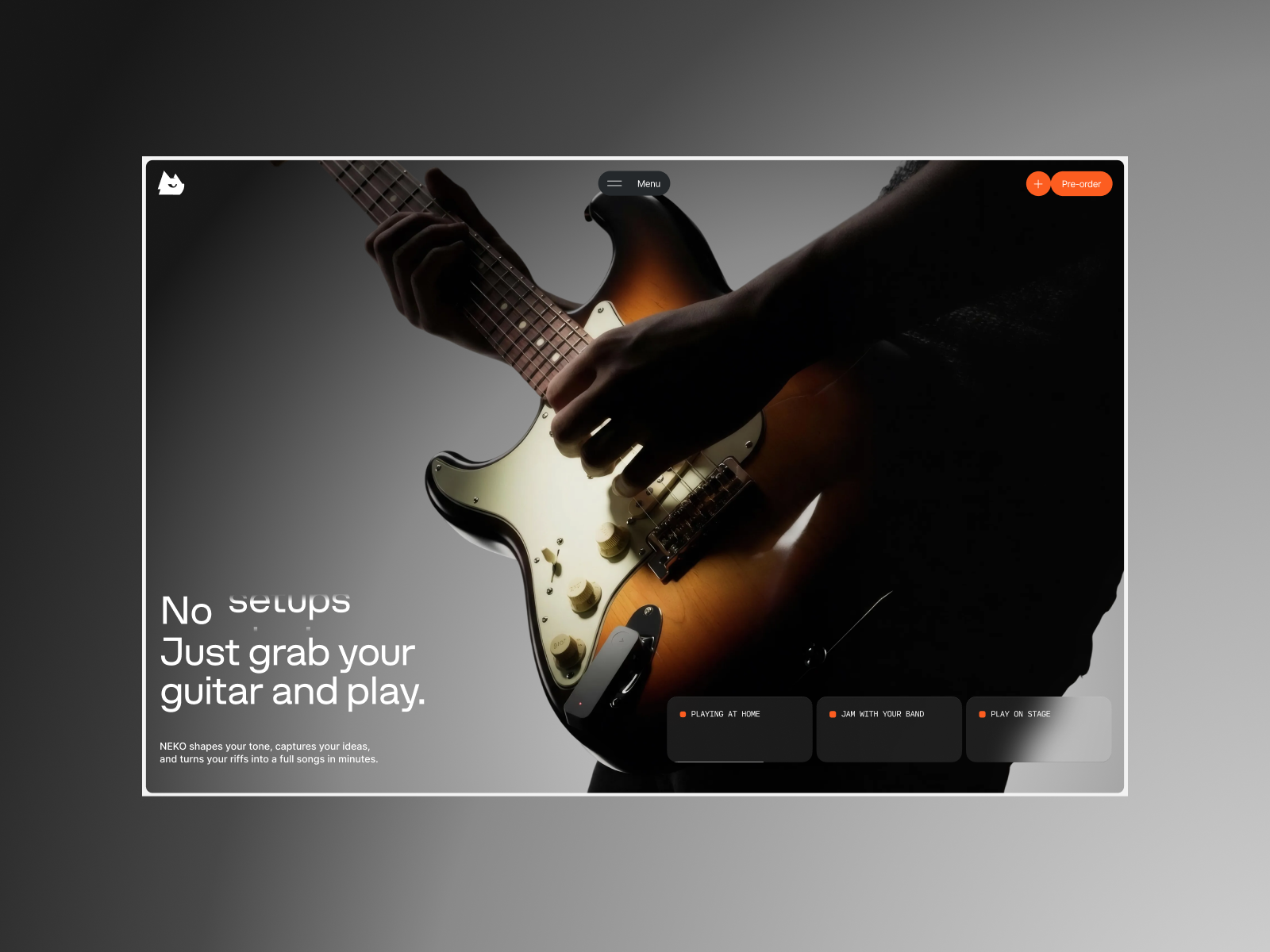 Just grab guitar and play