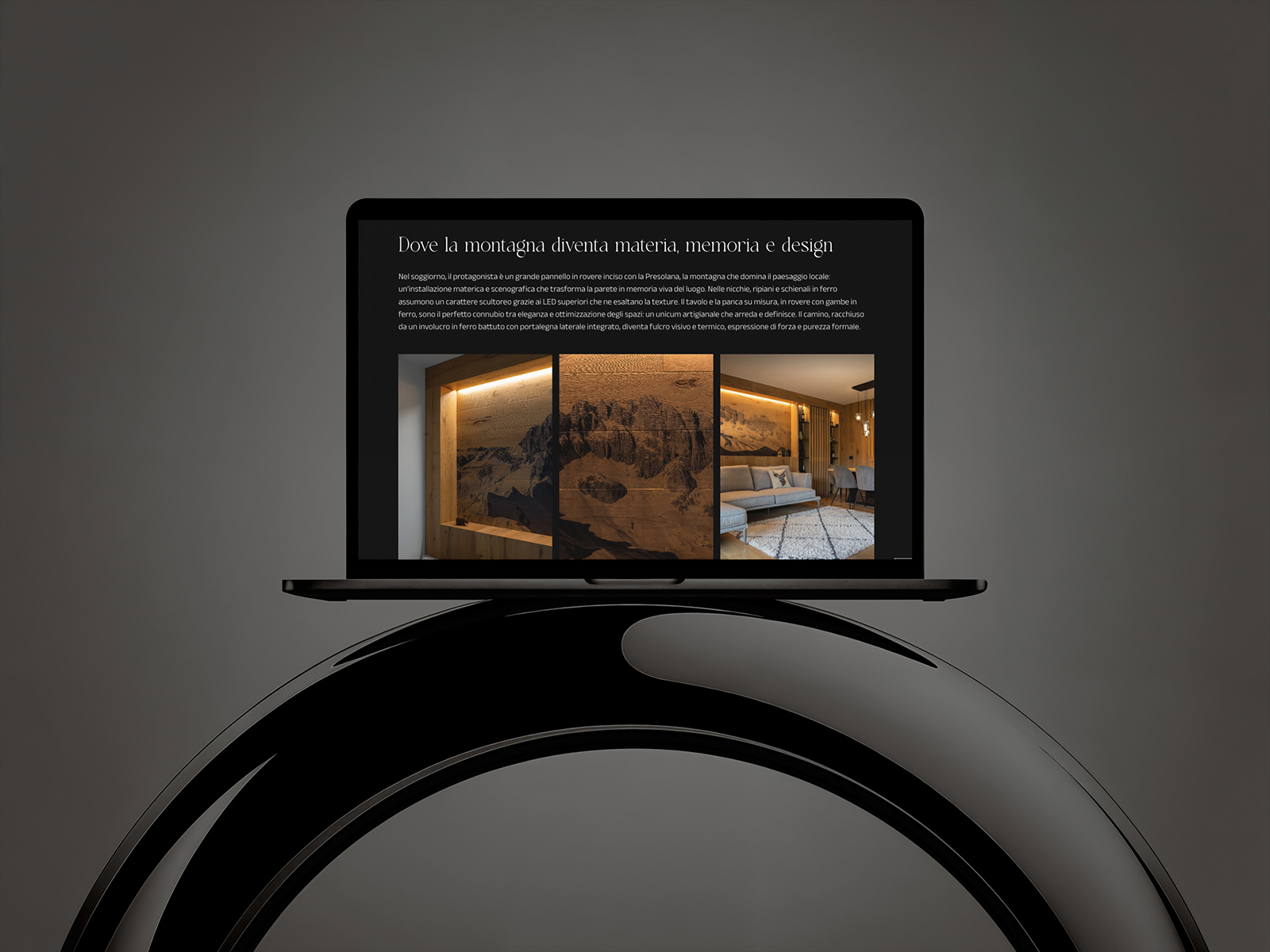 Photo gallery in project page