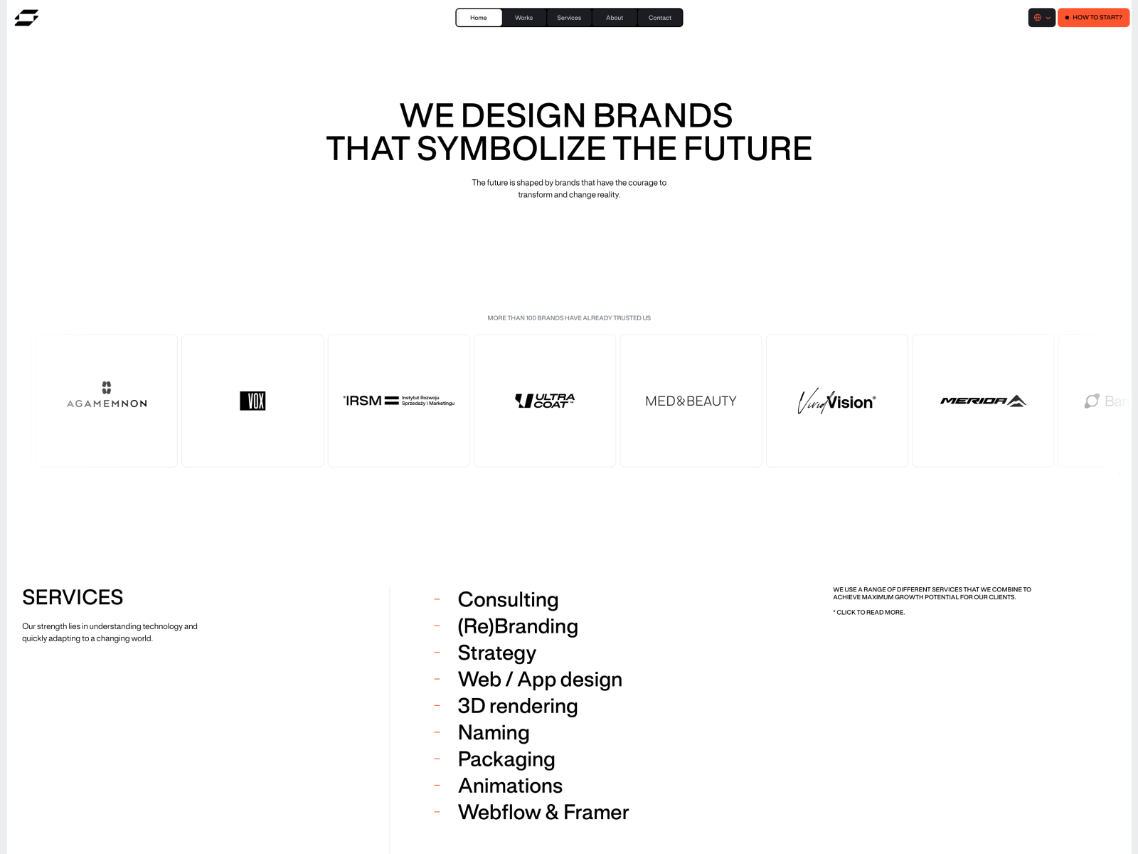 Homepage - Bellow the fold