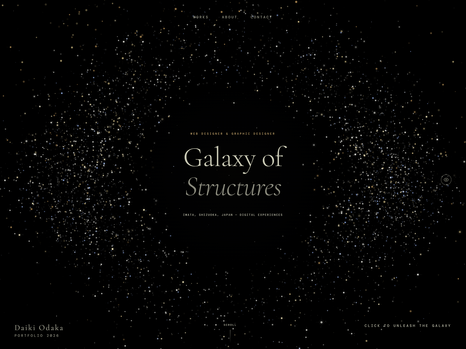 Interactive particle galaxy