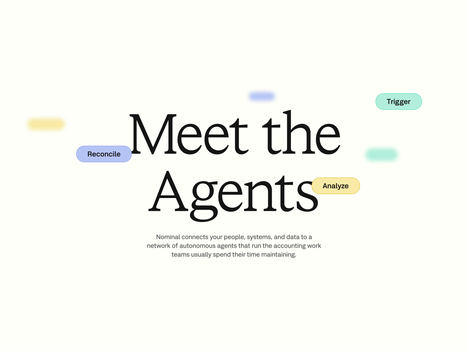 Meet the Agents