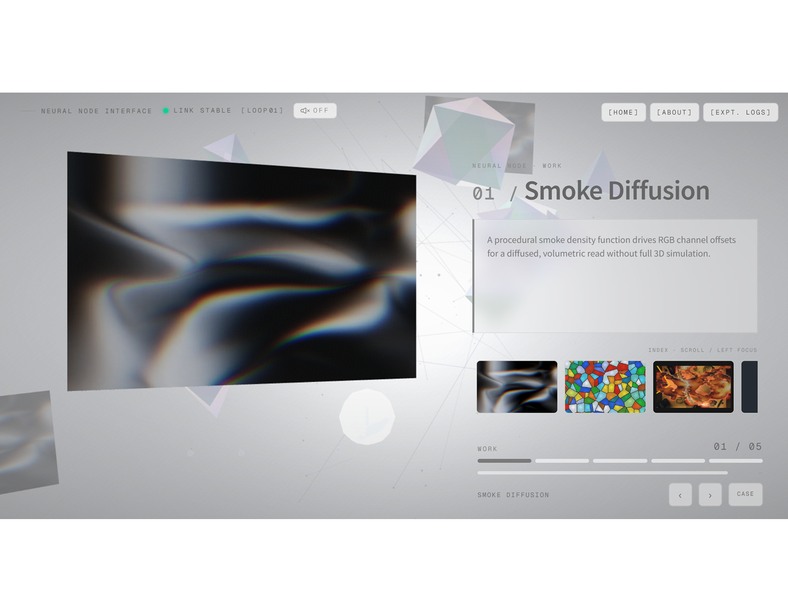 EXPT. LOGS — TECHNICAL EXPERIMENT
