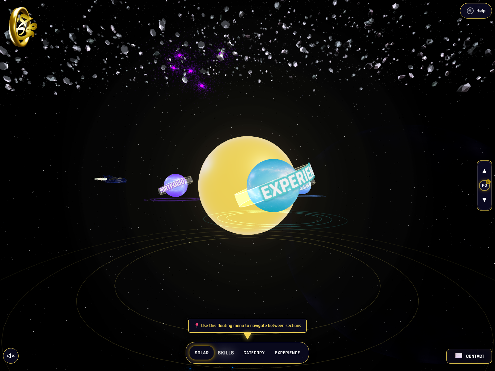 3D Celestial Navigation System