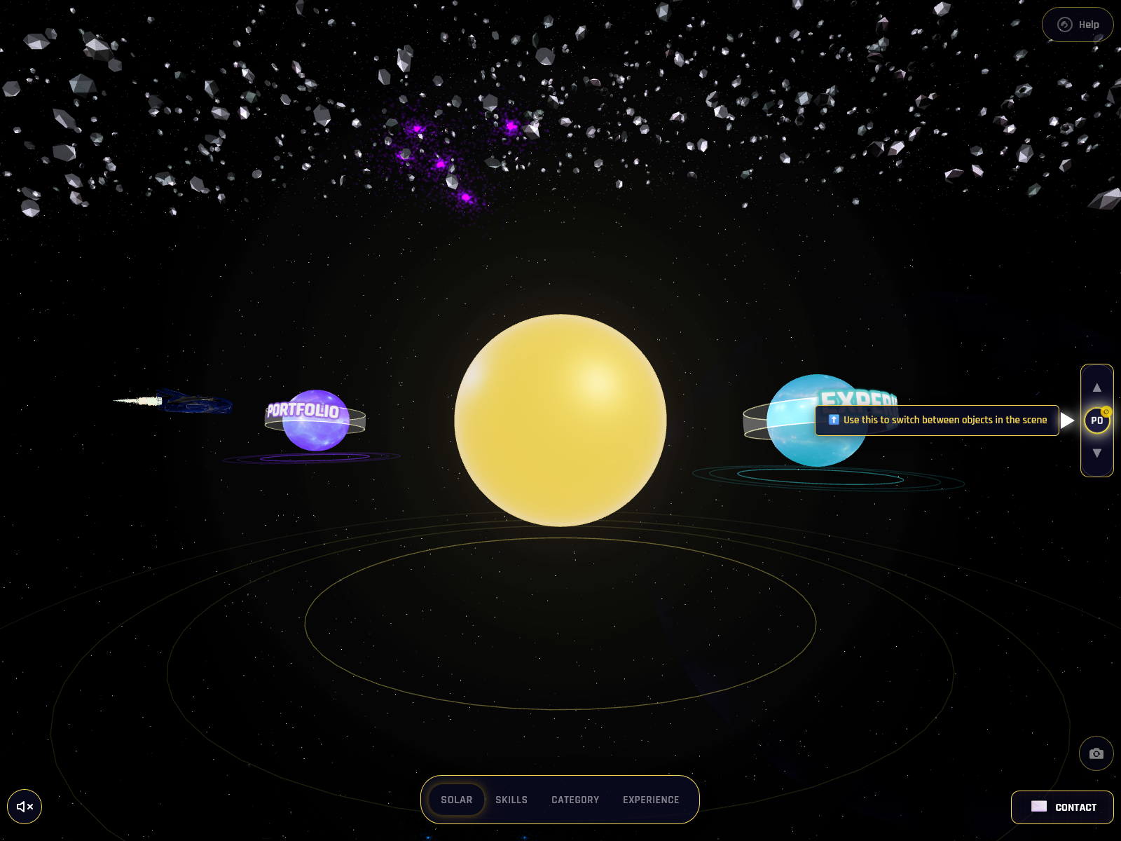 3D Celestial Navigation System