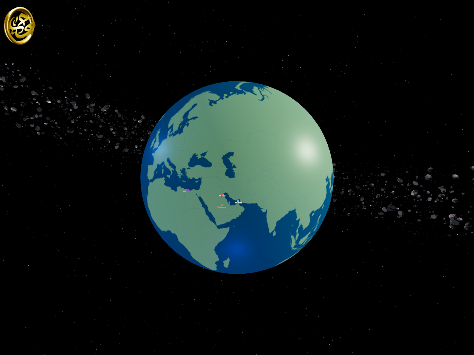 3D Work Experience Location Globe