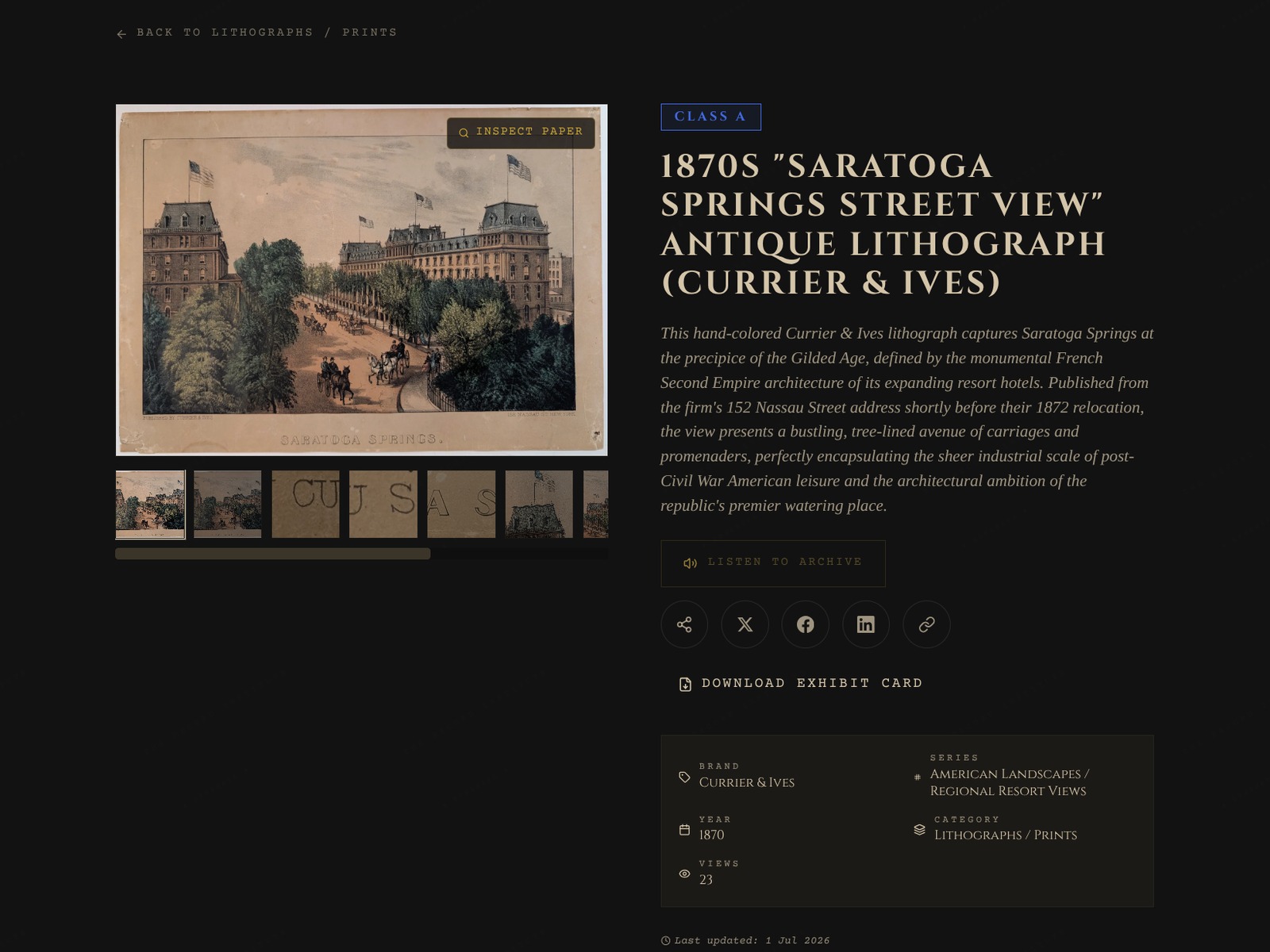 Editorial Artifact Layout