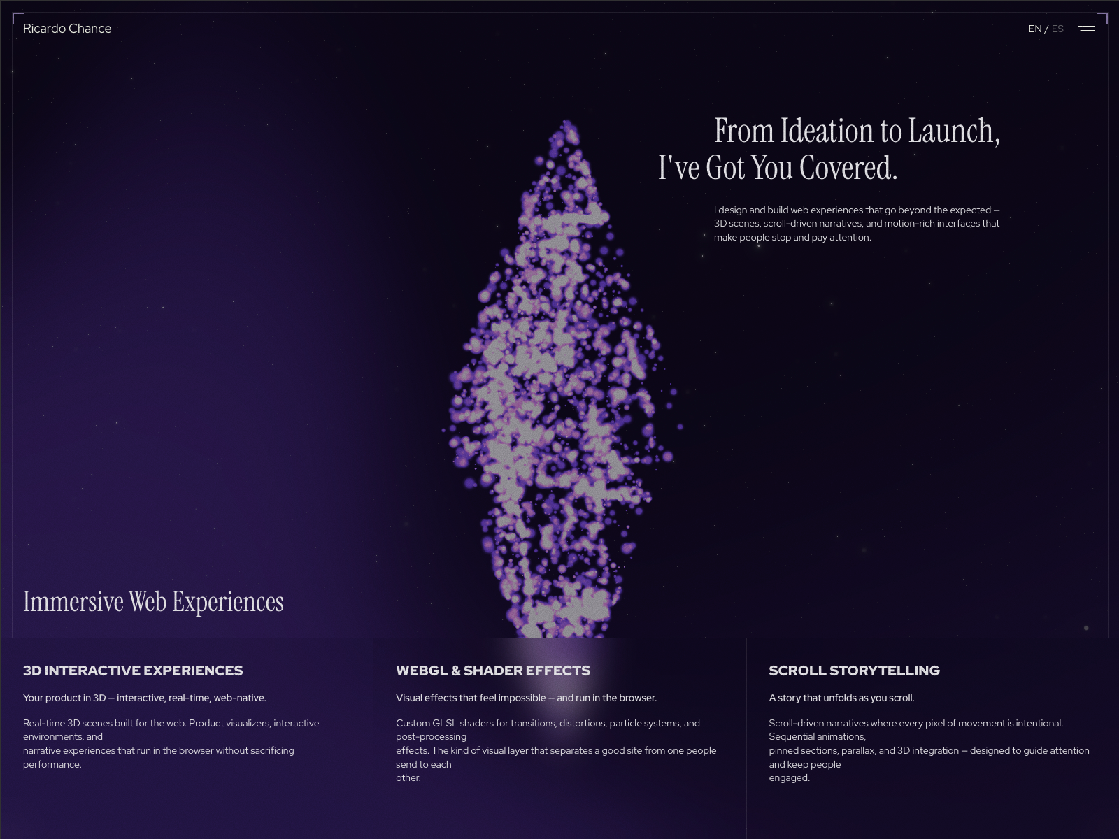 Particle transformation