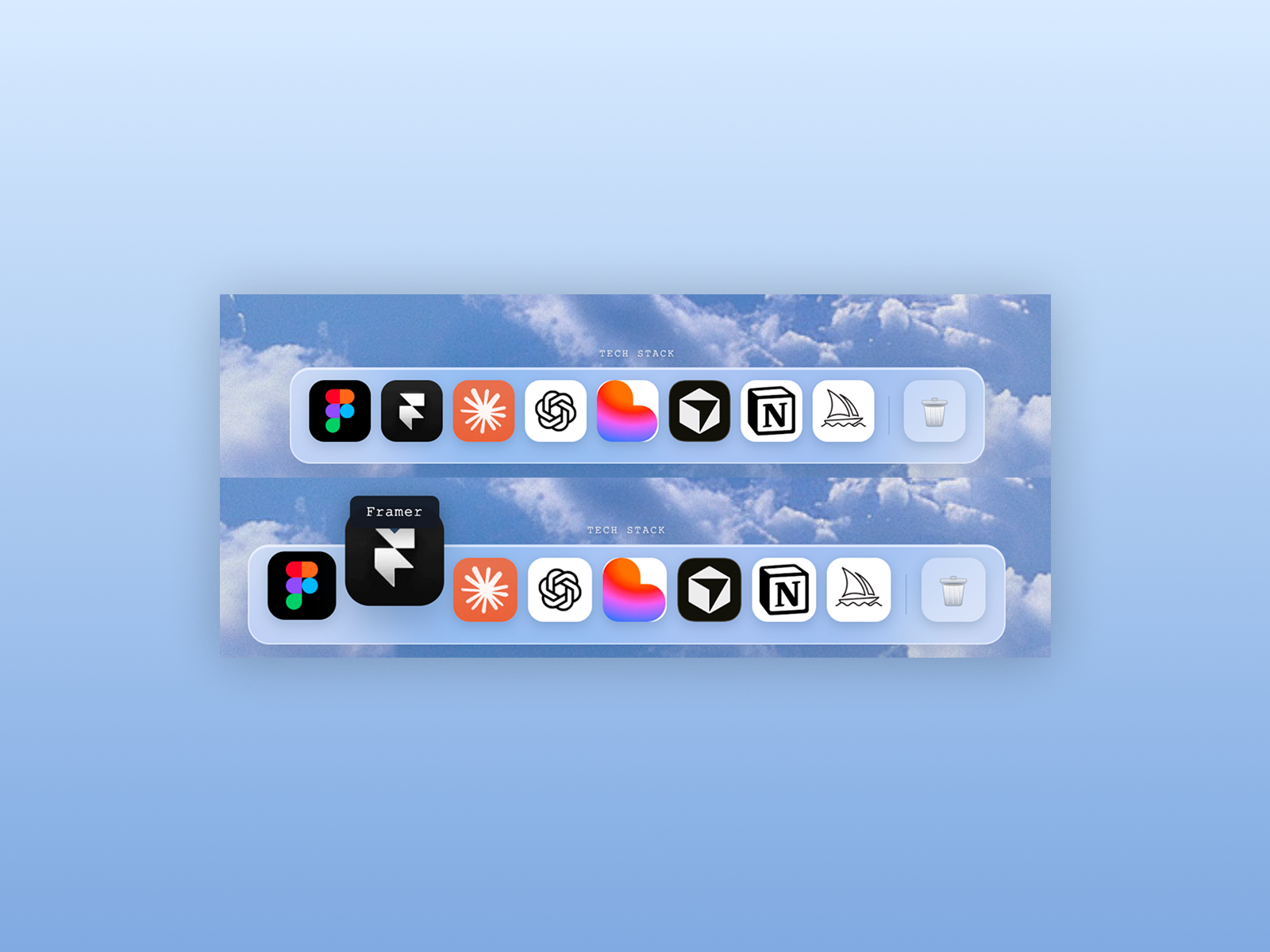 Interactive Footer Bar