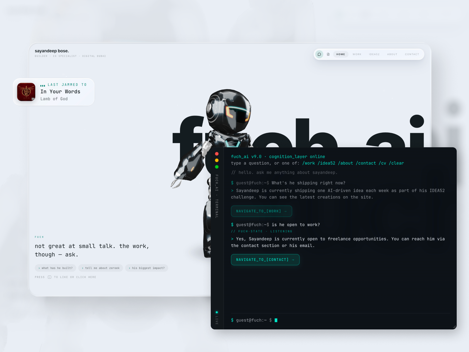 Talk to Fuch — the AI terminal