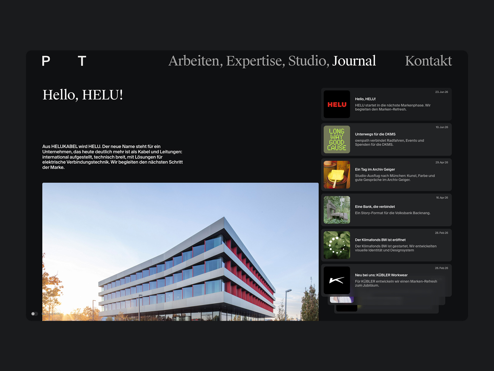 PAPA TOM Journal — Projects, People & Perspectives