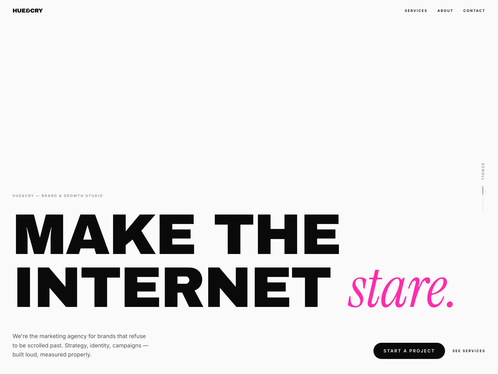 Make the internet stare