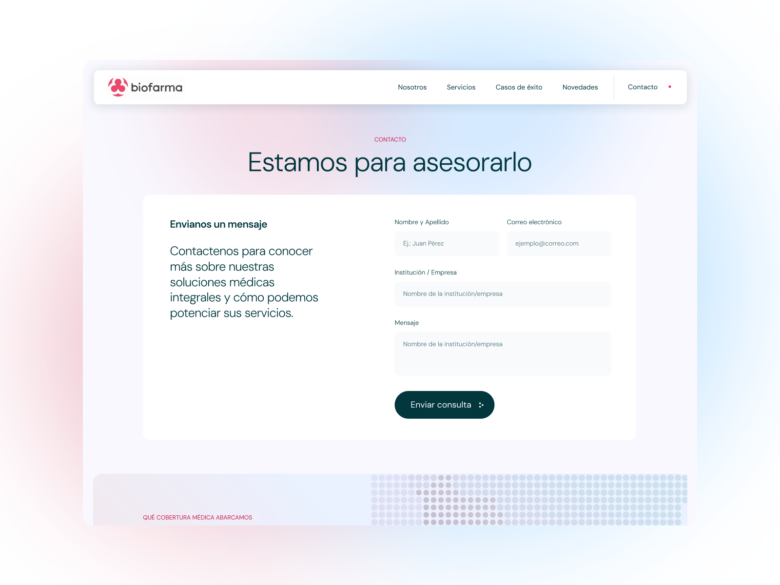 Contacto - Estamos para acompañarte
