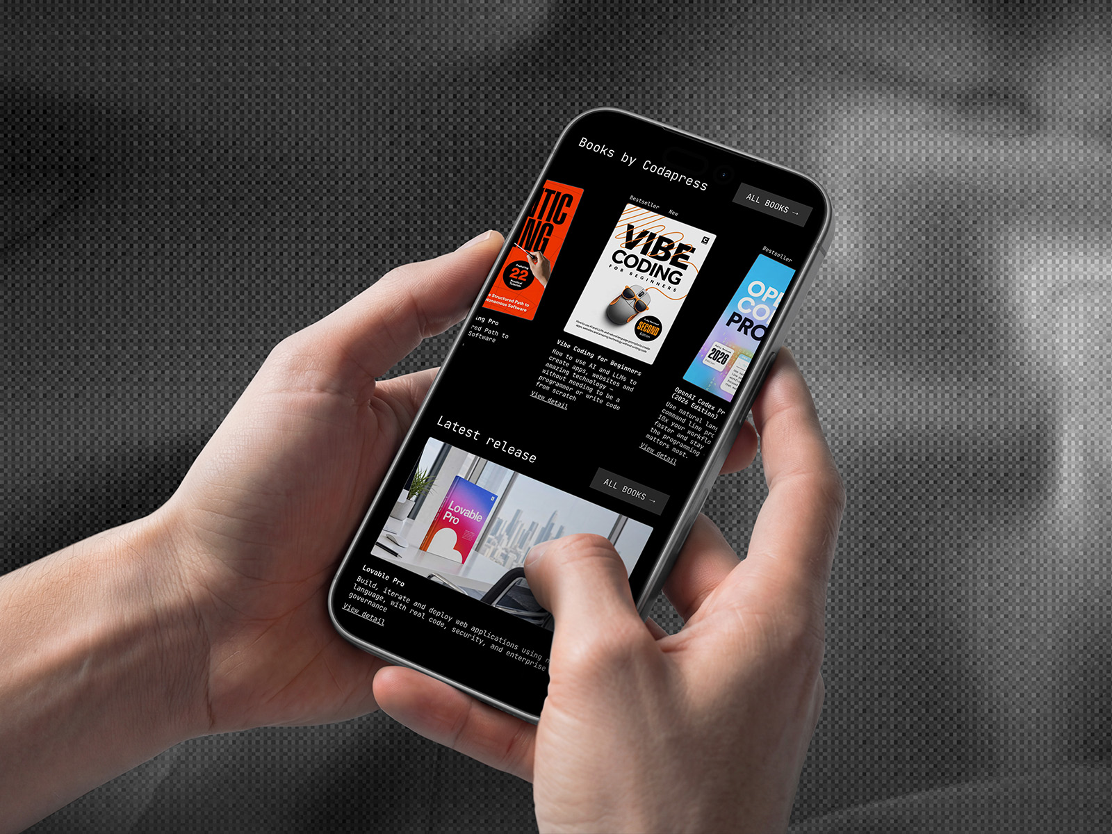Mobile site layout